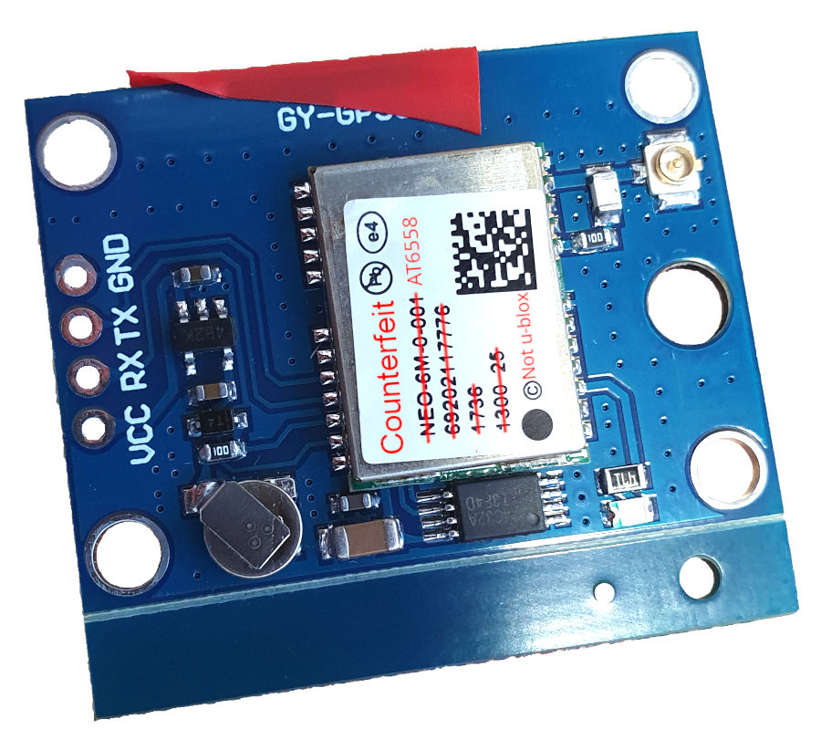 Thumbnail for Modifying counterfeit GPS modules to make them somewhat usable